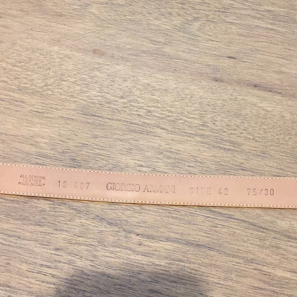 AUTHENTIC GIORGIO ARMANI BROWN BELT!!!! - Picture 6 of 6